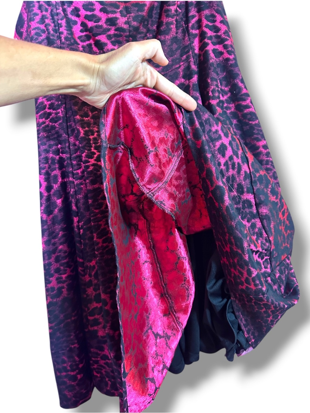 NWT Betsey Johnson x Torrid Leopard Babydoll Dress 16 Pink Black - Picture 5 of 15